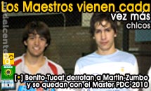 Los niños prodigio del Circuito se llevan el Master 2010 y demuestran que por ahora no tienen techo